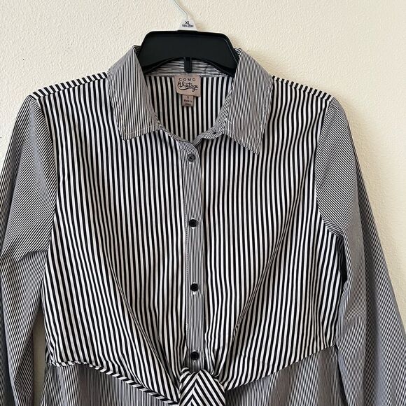 Comp Vintage botton down striped shirt S - Picture 3 of 7